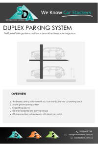 Duplex Datasheet